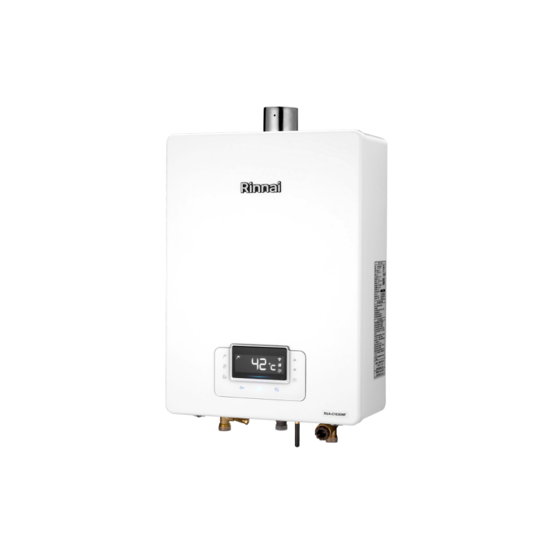 Rinnai 林內 RUA-C1630WF｜水量伺服器、台灣製造｜16公升 智能控溫熱水器